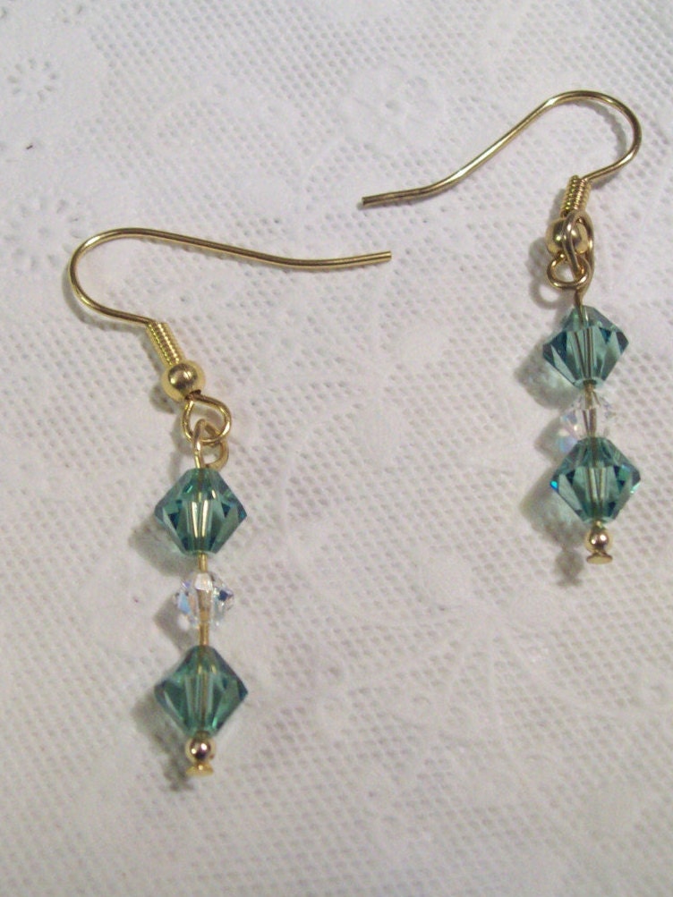 Swaarovski Kristall Ohrringe Swaarovski Kristall Ohrringe von LillianTreasures