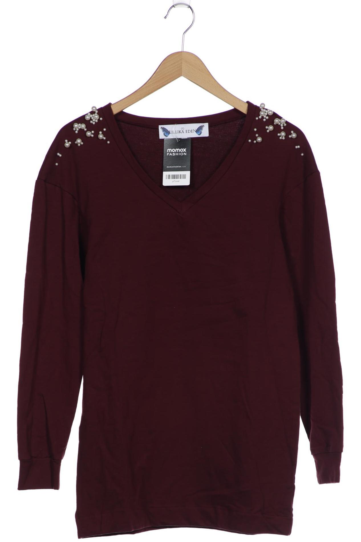 Lillika Eden Damen Sweatshirt, bordeaux, Gr. 38 von Lillika Eden