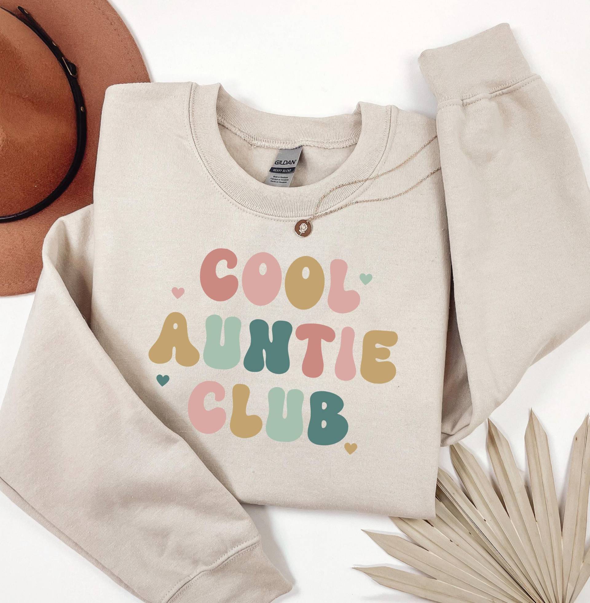 Auntie Sweatshirt, Gift For Auntie, Custom Gift, Cool Aunts Club New Aunt Sweater Auntie Sweatshirt, Gift For Auntie, Custom Gift, Cool Aunts Club New Aunt Sweater von LillimoodDesign