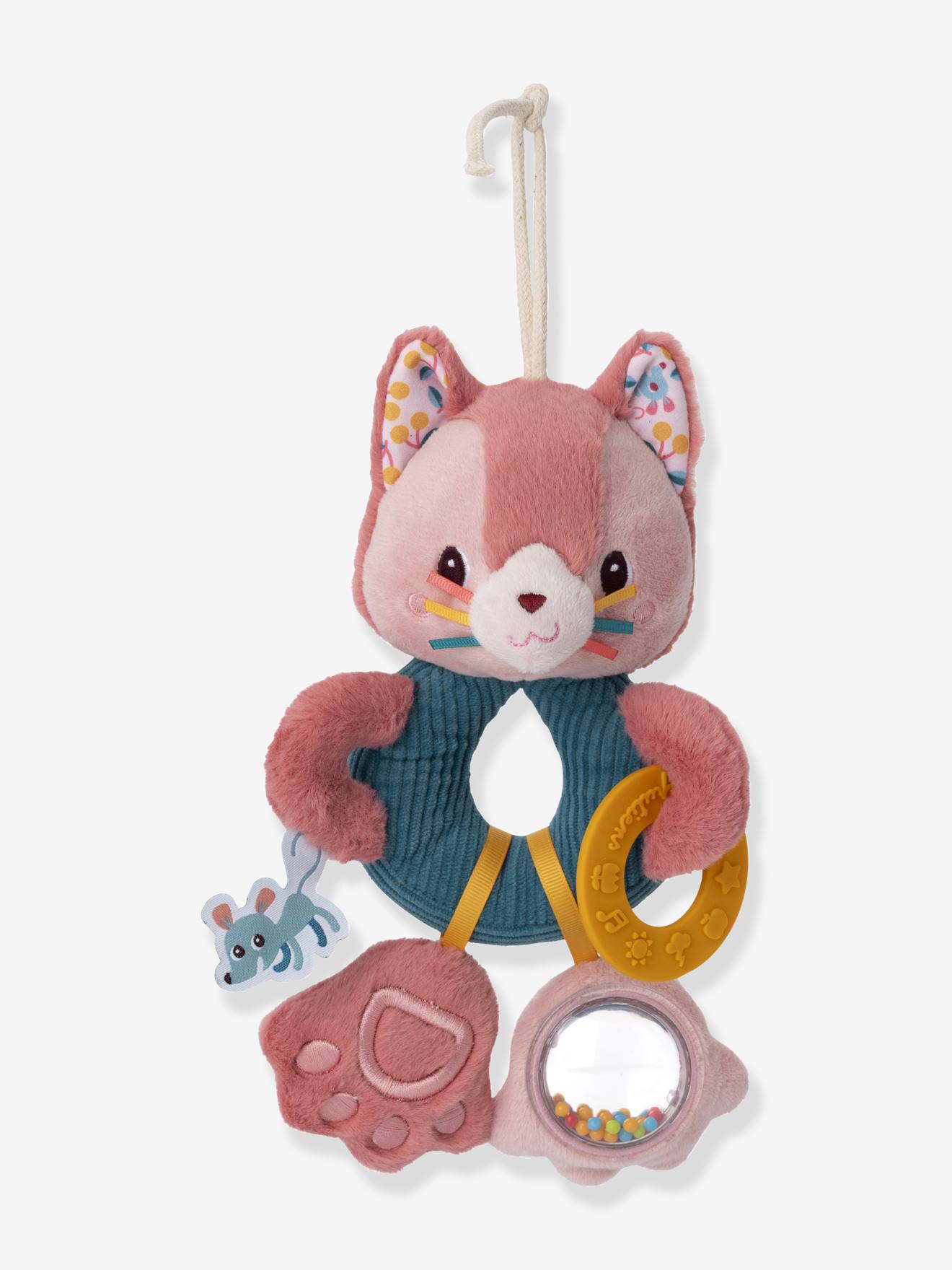 Baby Activity-Ring Katze Jeanne LILIPUTIENS von Lilliputien