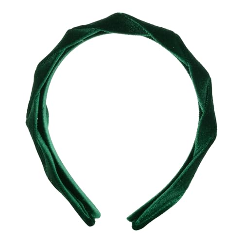 Lilly Pulitzer Damen Mode Stirnband Gewebt Stoff Stirnband Grün Samt Stirnband Niedlich Haarschmuck für Frauen Fiddle Green von Lilly Pulitzer