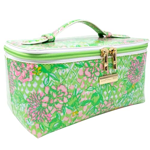 Lilly Pulitzer Kosmetiktasche für Damen, Make-up-Box mit Reißverschluss für Hautpflege, Limettengrün, Limettengrün, Coastal Lilly Pulitzer Kosmetiktasche für Damen, Make-up-Box mit Reißverschluss für Hautpflege, Limettengrün, Limettengrün, Coastal von Lilly Pulitzer