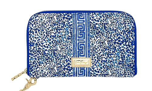 Lilly Pulitzer Reisebrieftasche, Reisepasshalter, veganes Leder, Handgelenk-Geldbörse für Frauen, Reise-Dokumenten-Organizer, Twisted Up, Reisepasshülle von Lilly Pulitzer