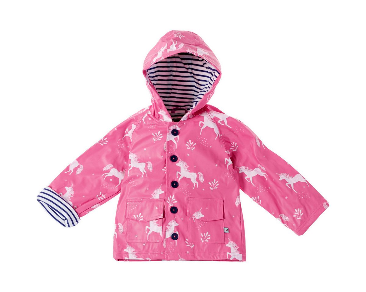 Lilly & Sid Softshelljacke Einhorn Mädchen Jacke, Übergangsjacke, Outdoorjacke, Funktionsjacke, Windbreaker von Lilly & Sid