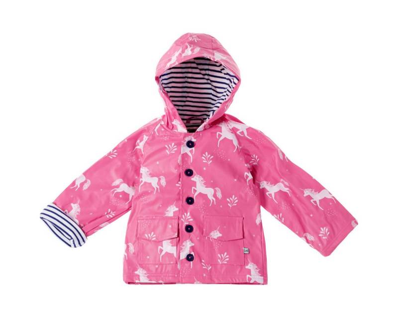 Lilly & Sid Softshelljacke Einhorn Mädchen Jacke, Übergangsjacke, Outdoorjacke, Funktionsjacke, Windbreaker von Lilly & Sid