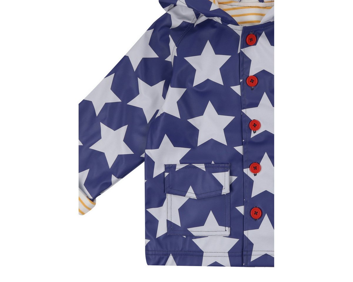 Lilly & Sid Softshelljacke Sterne Unisex Kinder Übergangsjacke, Windbreaker, Outdoor, Funktionsjacke, Wanderjacke von Lilly & Sid