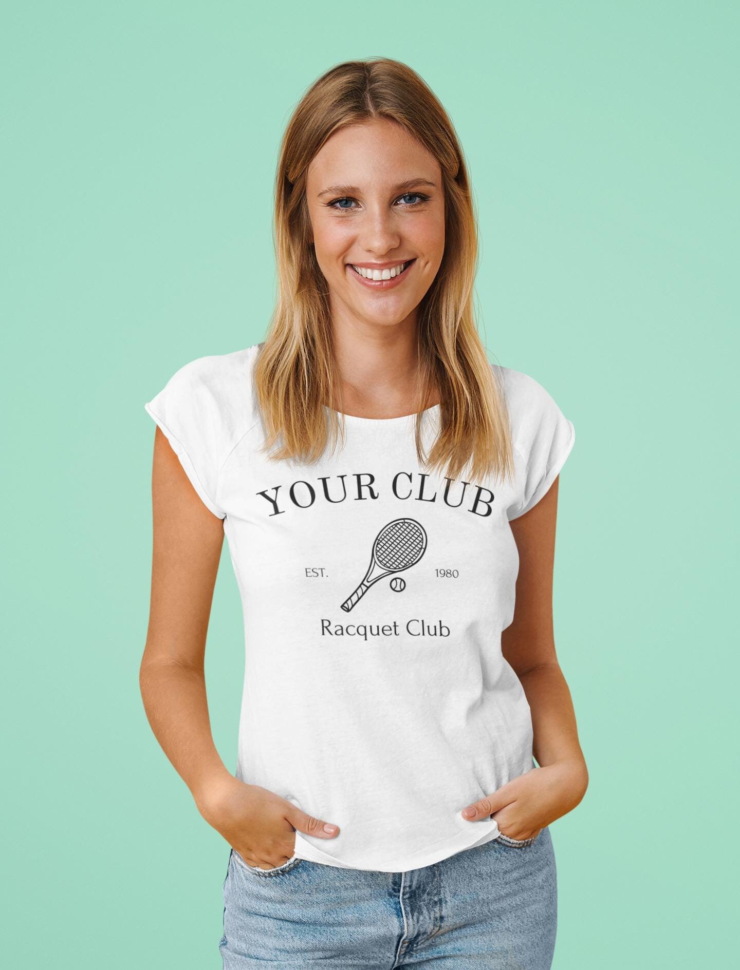 Custom Tennis Shirt, Geschenk, Lover, Team Spieler, Tennisverein von LillyAndLinette