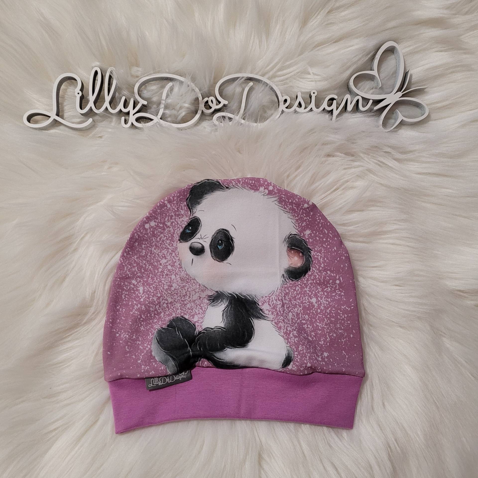 Panelmützen Kindermützen Jersey 48 - 52 von LillyDoDesign