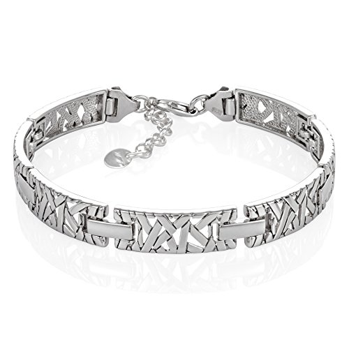 LILLY MARIE Damen Silberarmband Silber 925 längen-verstellbar Geschenkverpackung Geschenk Freundin von LILLY MARIE