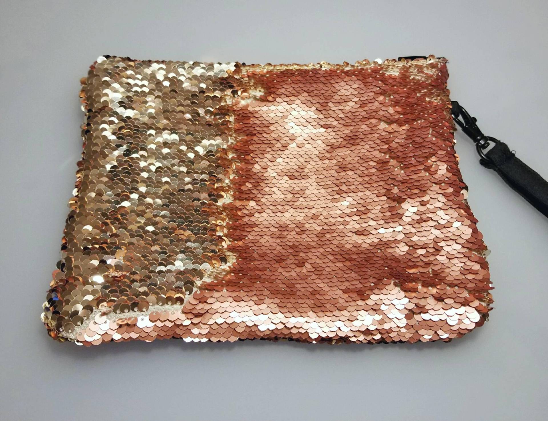 Farbwechsel Pailletten Rose & Gold Handtasche, Handtasche Farbwechsel Pailletten Rose & Gold Handtasche, Handtasche von LillyMoonShop