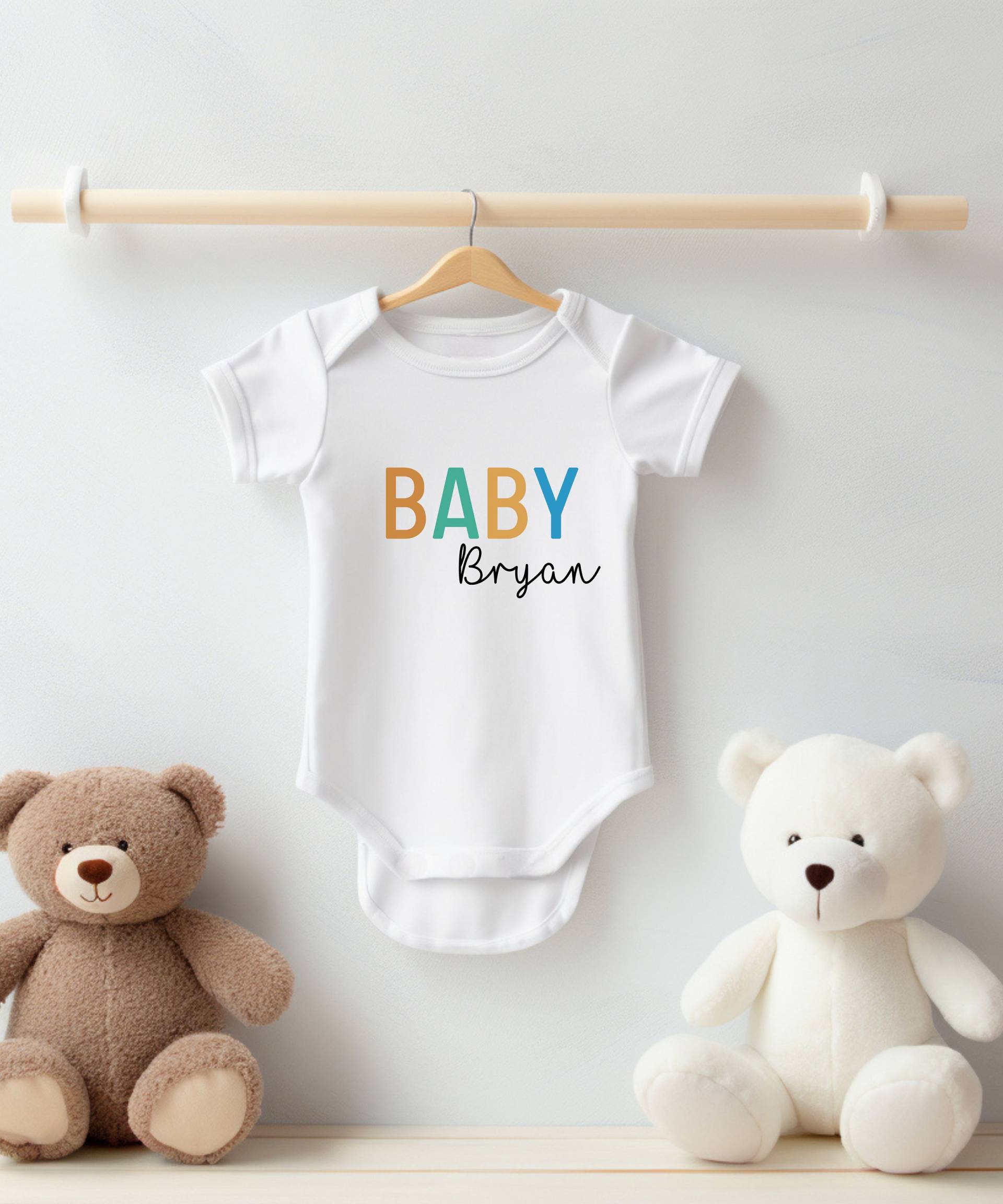 Individuelle Baby Body, Schwangerschaftsmitteilung, Bodysuit Baby, Geburtsgeschenk, Babybody Personalisiert, Baby-Dusche-Geschenk, Jungen Outfit von LillyPillyGifts