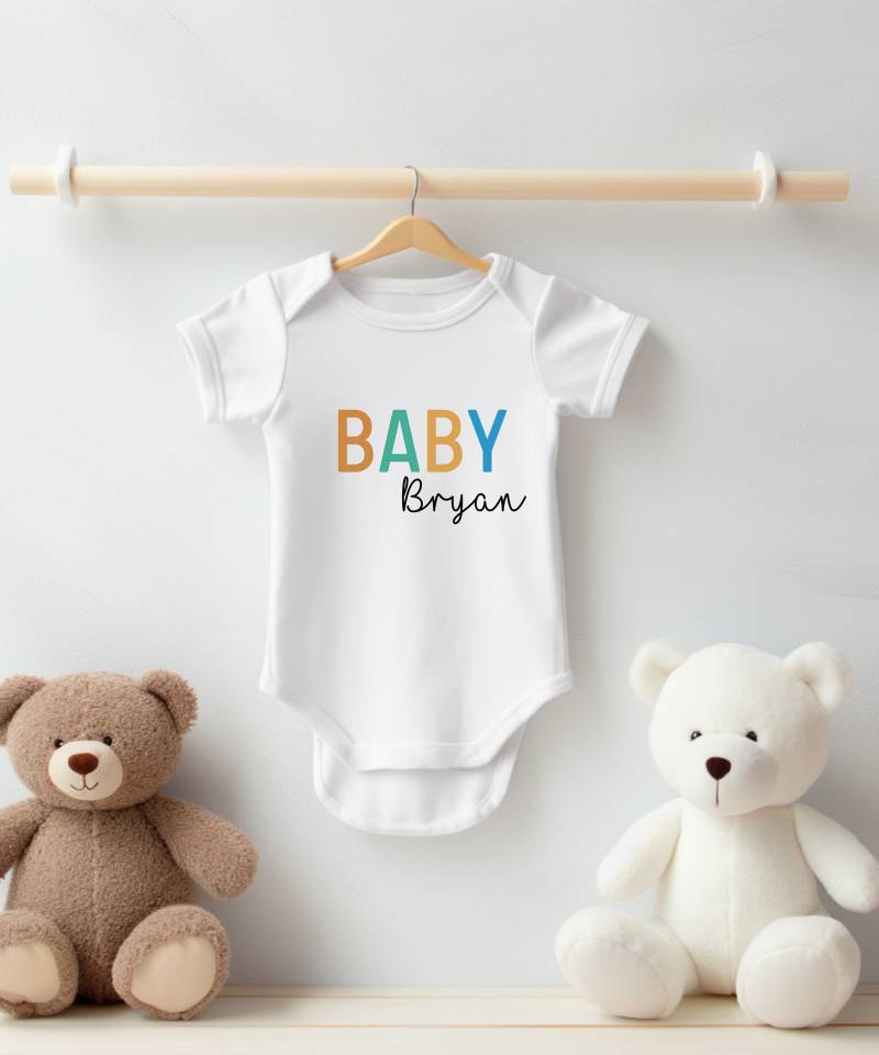 Individuelle Baby Body, Schwangerschaftsmitteilung, Bodysuit Baby, Geburtsgeschenk, Babybody Personalisiert, Baby-Dusche-Geschenk, Jungen Outfit von LillyPillyGifts