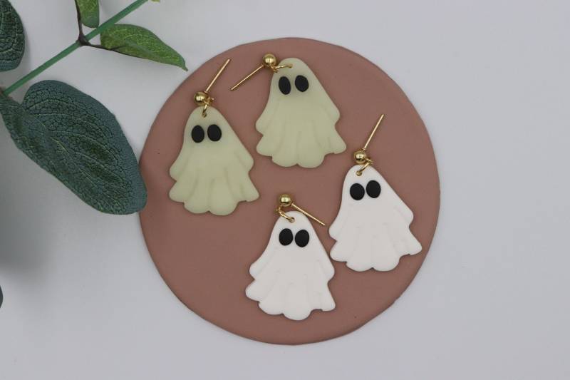 Geist Ohrringe, Polymer Clay Ohrringe. Handgemachte von LillydesignDE