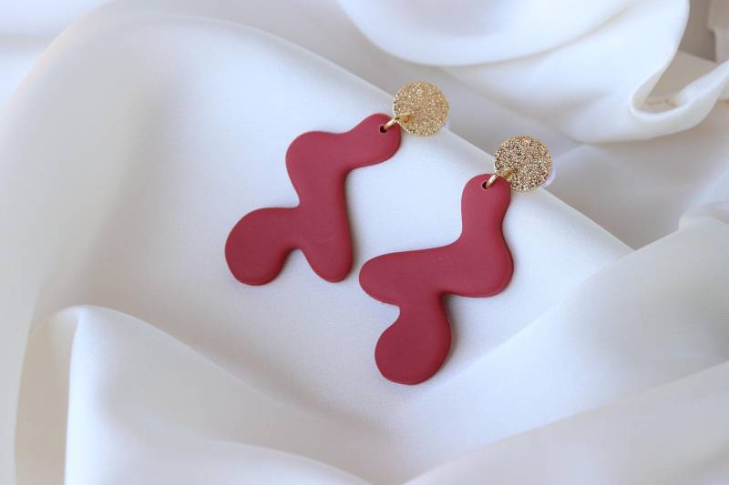 Hängeohrringe, Polymer Clay Ohrringe, Handgemachte Geschenke Für Sie von LillydesignDE