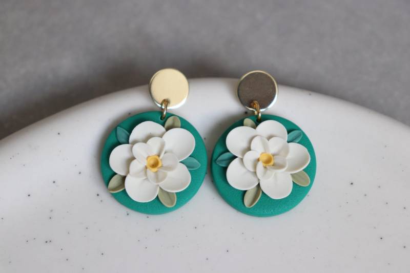 Handgemachte Ohrringe Oder Ohrstecker, Polymer Clay, Statement Ohrringe, Geschenke Ideen Für Sie von LillydesignDE