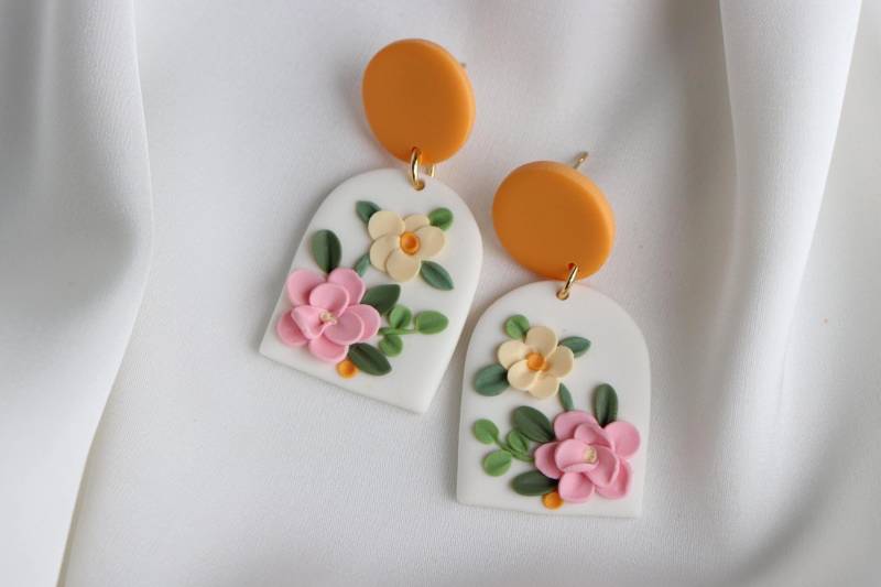 Ohrringe, Polymer Clay, Statement Geschenke Ideen Für Sie von LillydesignDE