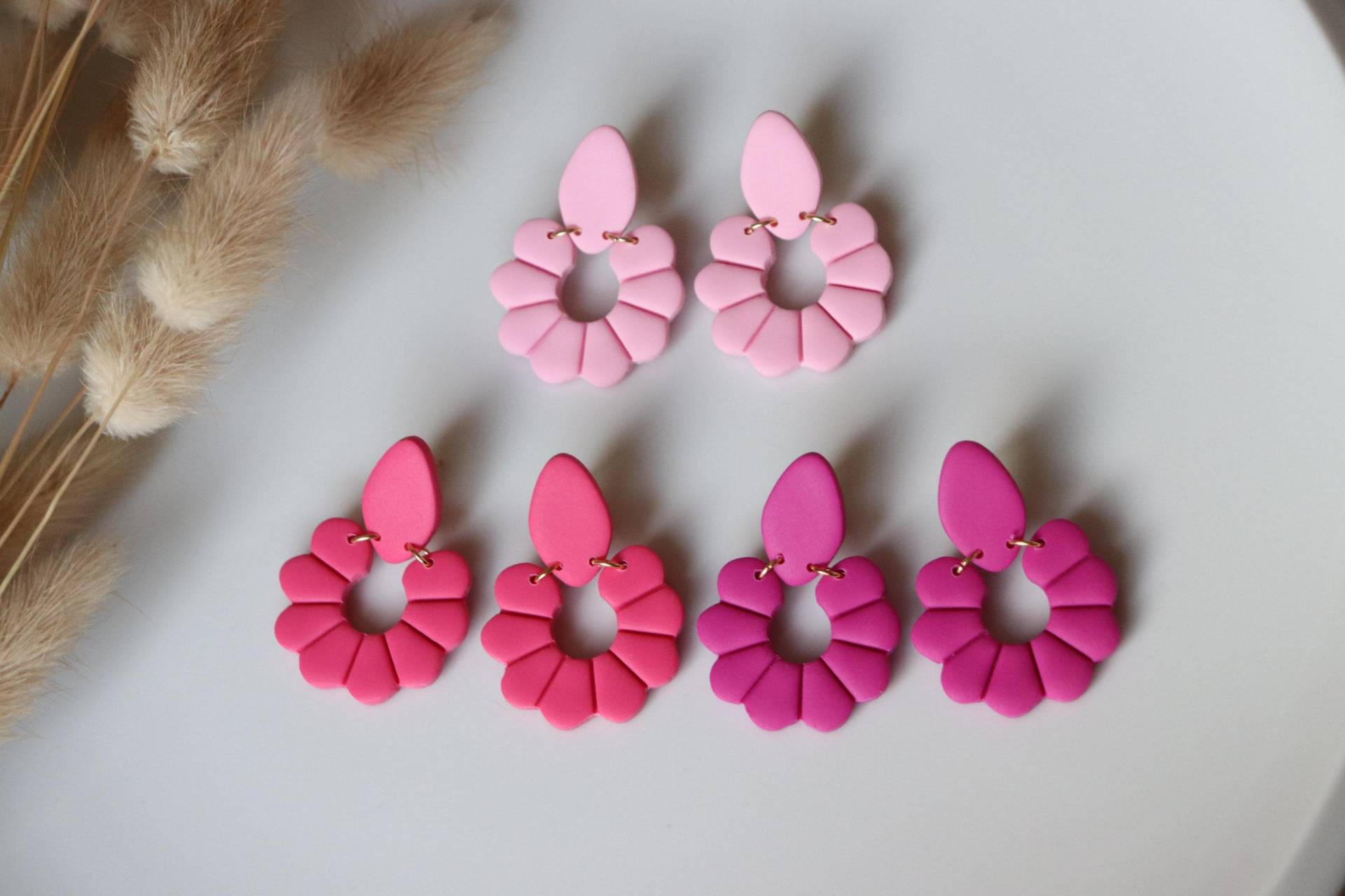 Polymer Clay Ohrringe, Handgefertigt von LillydesignDE