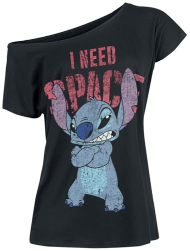 Lilo & Stitch I Need Space Frauen T-Shirt schwarz XXL von Lilo and Stitch
