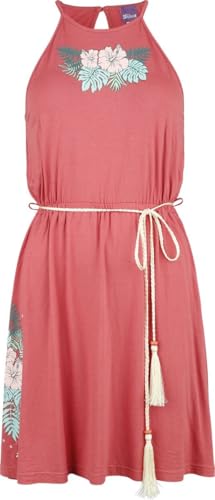 Lilo & Stitch Stitch - Blumen Frauen Mittellanges Kleid pink XXL von Lilo and Stitch