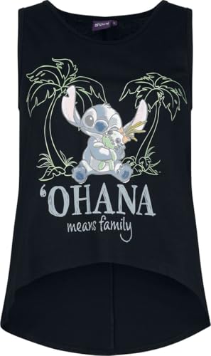 Lilo & Stitch Stitch Frauen Tank-Top schwarz 3XL von Lilo and Stitch