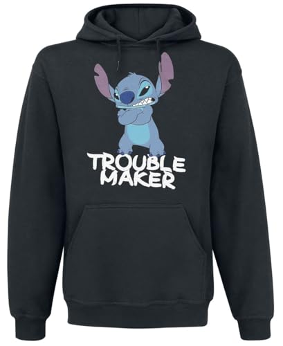 Lilo & Stitch Stitch - Trouble Maker Männer Kapuzenpullover schwarz XXL von Lilo and Stitch