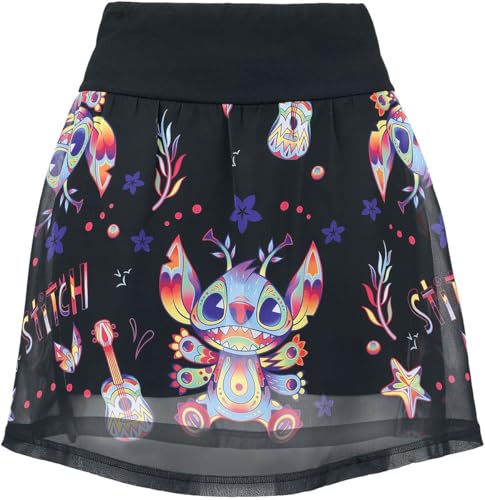 Lilo & Stitch Viva Mexico Frauen Kurzer Rock Multicolor M von Lilo and Stitch