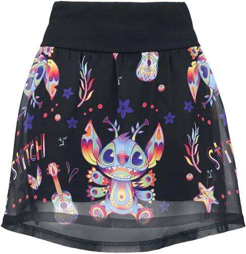 Lilo & Stitch Viva Mexico Frauen Kurzer Rock Multicolor XL von Lilo and Stitch