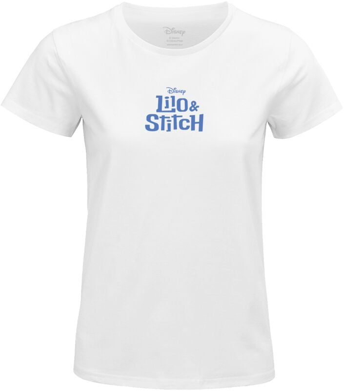 Lilo & Stitch Aloha T-Shirt weiß in M von Lilo & Stitch