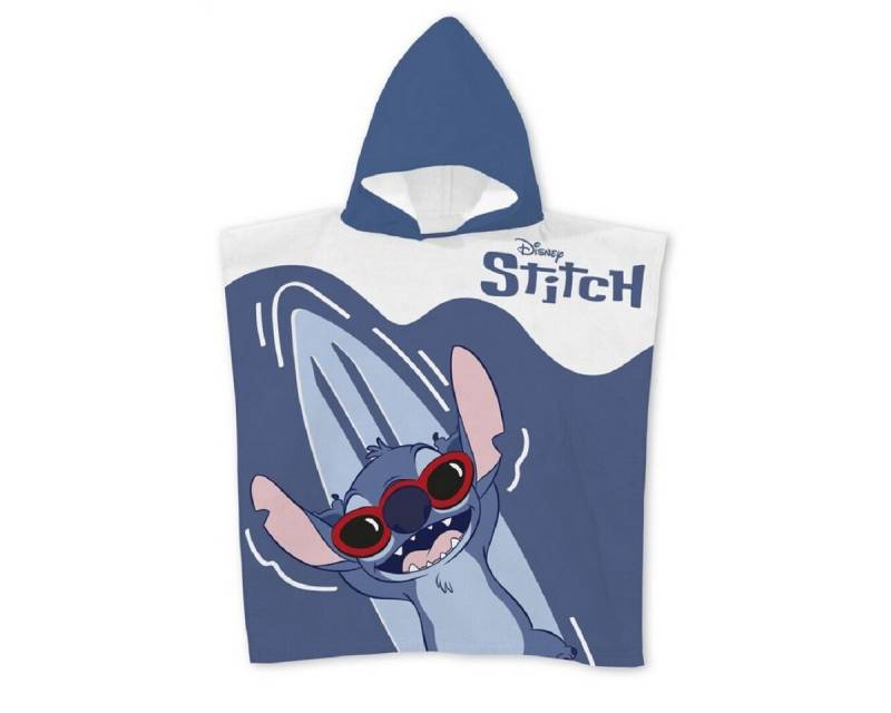 Lilo & Stitch Badeponcho Kinder Badeponcho – Kapuzenhandtuch aus Polyester 55 x 110 cm von Lilo & Stitch