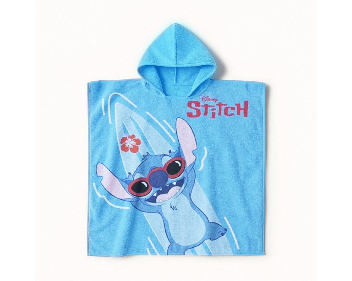 Lilo & Stitch Badeponcho für Kinder mit Kapuze Strandponcho aus Polyester 55 x 110 cm von Lilo & Stitch