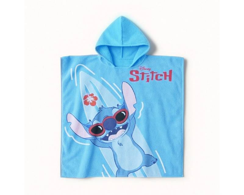 Lilo & Stitch Badeponcho für Kinder mit Kapuze Strandponcho aus Polyester 55 x 110 cm von Lilo & Stitch