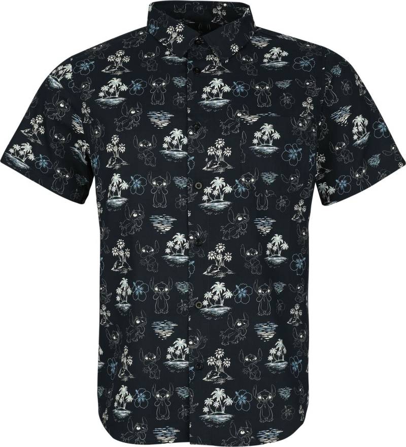 Lilo & Stitch Black Summer Kurzarmhemd multicolor in XXL von Lilo & Stitch