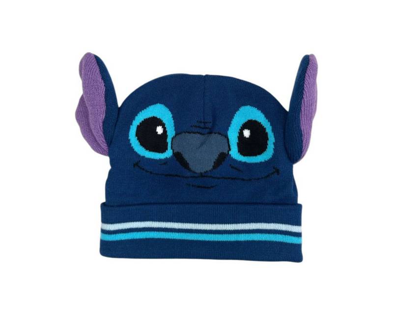 Lilo & Stitch Bommelmütze Lilo & Stitch Mütze Set mit Rollkragenpullover & Handschuhen von Lilo & Stitch