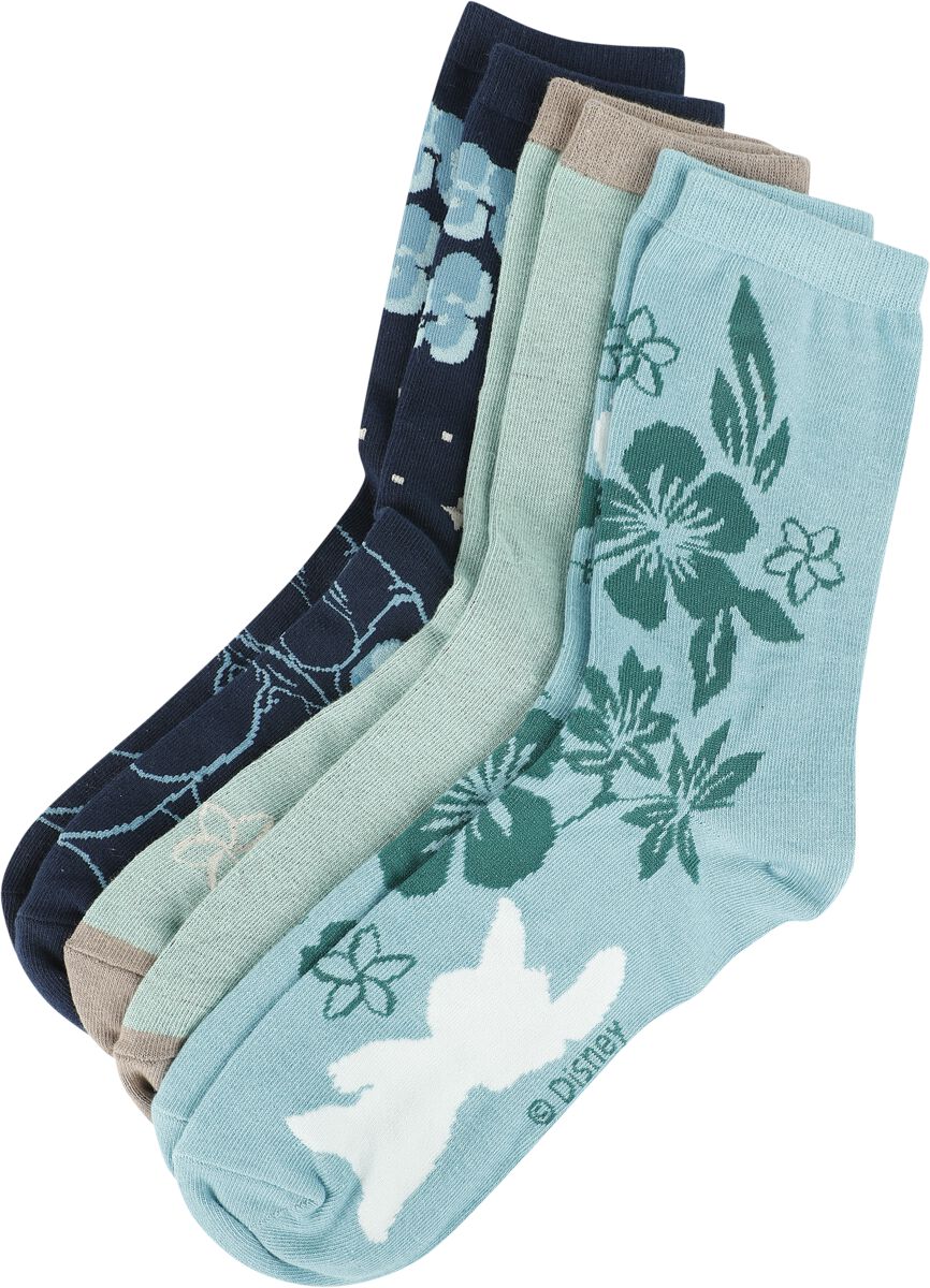 Lilo & Stitch Cosmic Vibes Socken multicolor in EU 35-38 von Lilo & Stitch