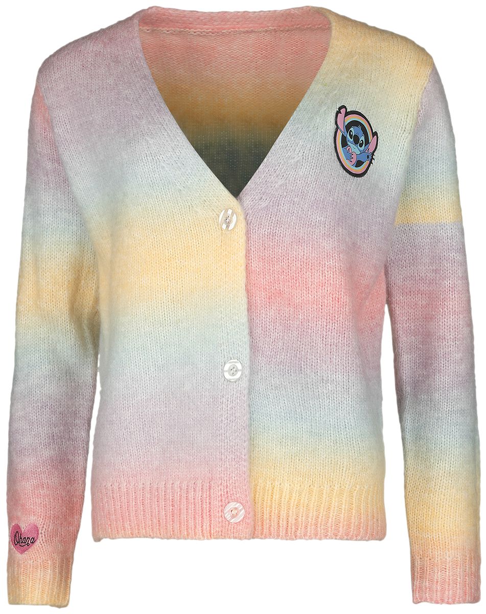 Lilo & Stitch - Disney Cardigan - Rainbow Stitch - S bis L - für Damen - Größe S - multicolor  - EMP exklusives Merchandise! von Lilo & Stitch