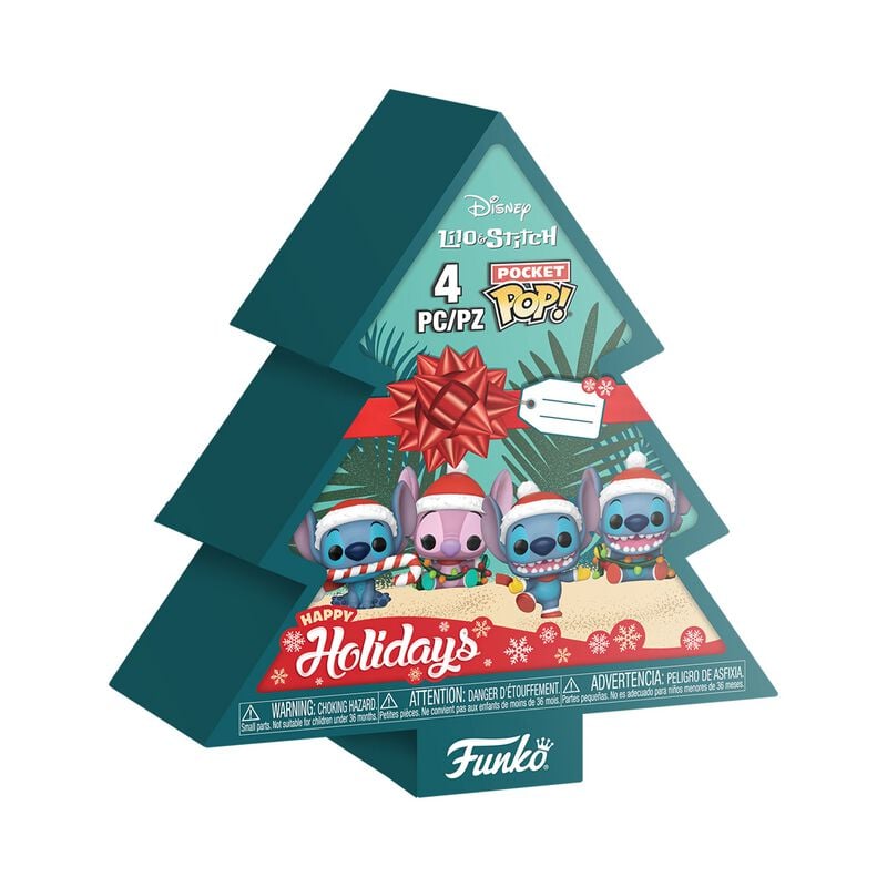 Lilo & Stitch - Disney Funko Pocket Pop! - 4er Pack Tree Box Pocket Pop!   - Lizenzierter Fanartikel von Lilo & Stitch