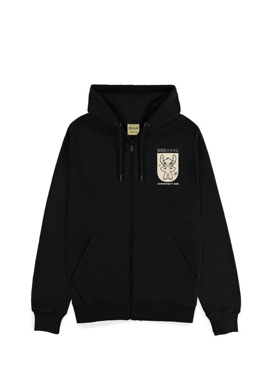 Lilo & Stitch - Disney Kapuzenjacke - Stitch - S bis XXL - für Männer - Größe XXL - schwarz  - Lizenzierter Fanartikel von Lilo & Stitch