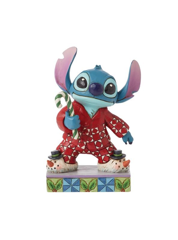 Lilo & Stitch - Disney Sammelfiguren - X-Mas Pyjama Stitch - multicolor  - Lizenzierter Fanartikel von Lilo & Stitch