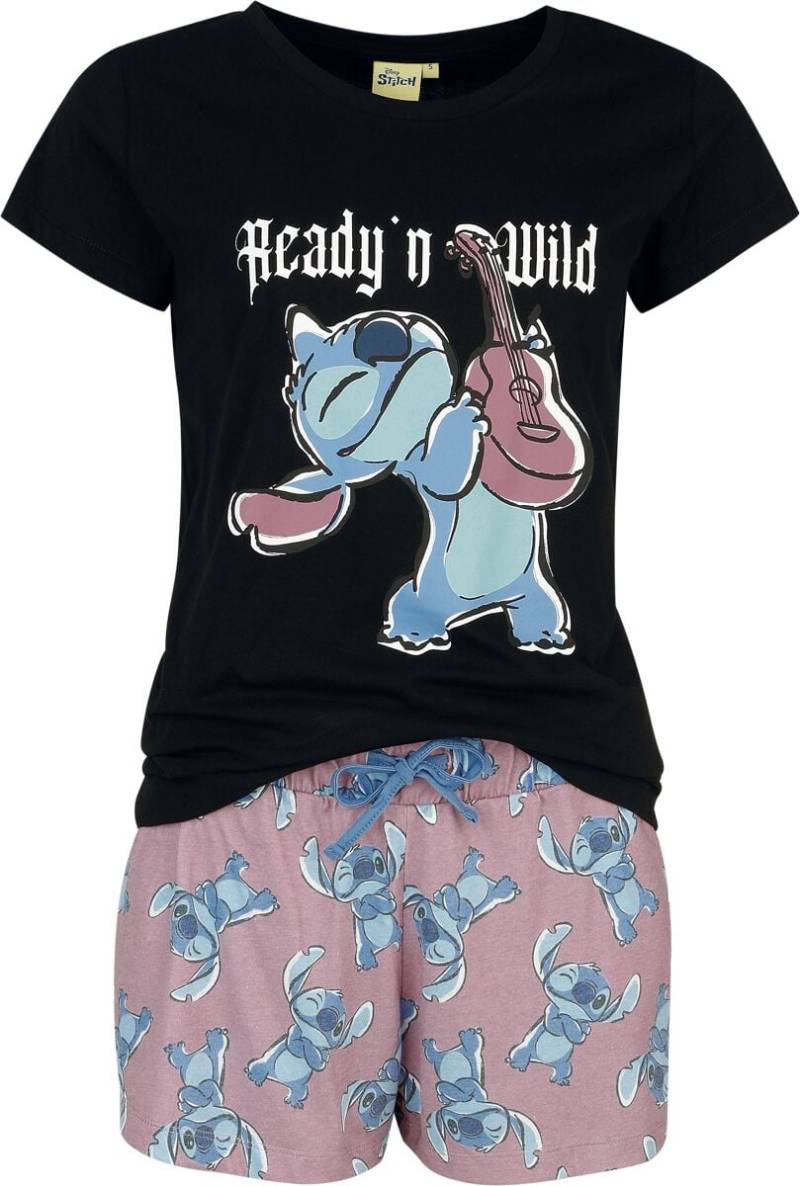 Lilo & Stitch - Disney Schlafanzug - Ready 'n Wild - S bis 3XL - für Damen - Größe S - multicolor  - EMP exklusives Merchandise! von Lilo & Stitch