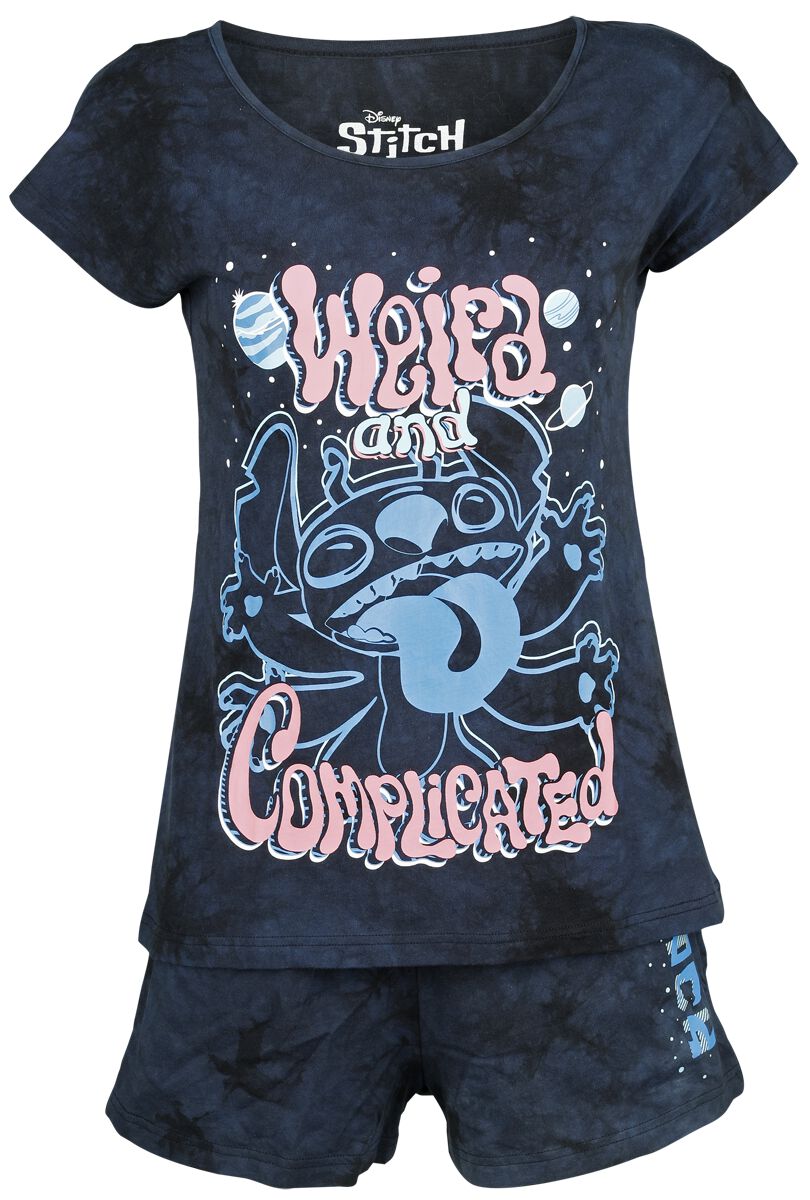 Lilo & Stitch - Disney Schlafanzug - Weird And Complicated - S bis XXL - für Damen - Größe M - multicolor  - EMP exklusives Merchandise! von Lilo & Stitch