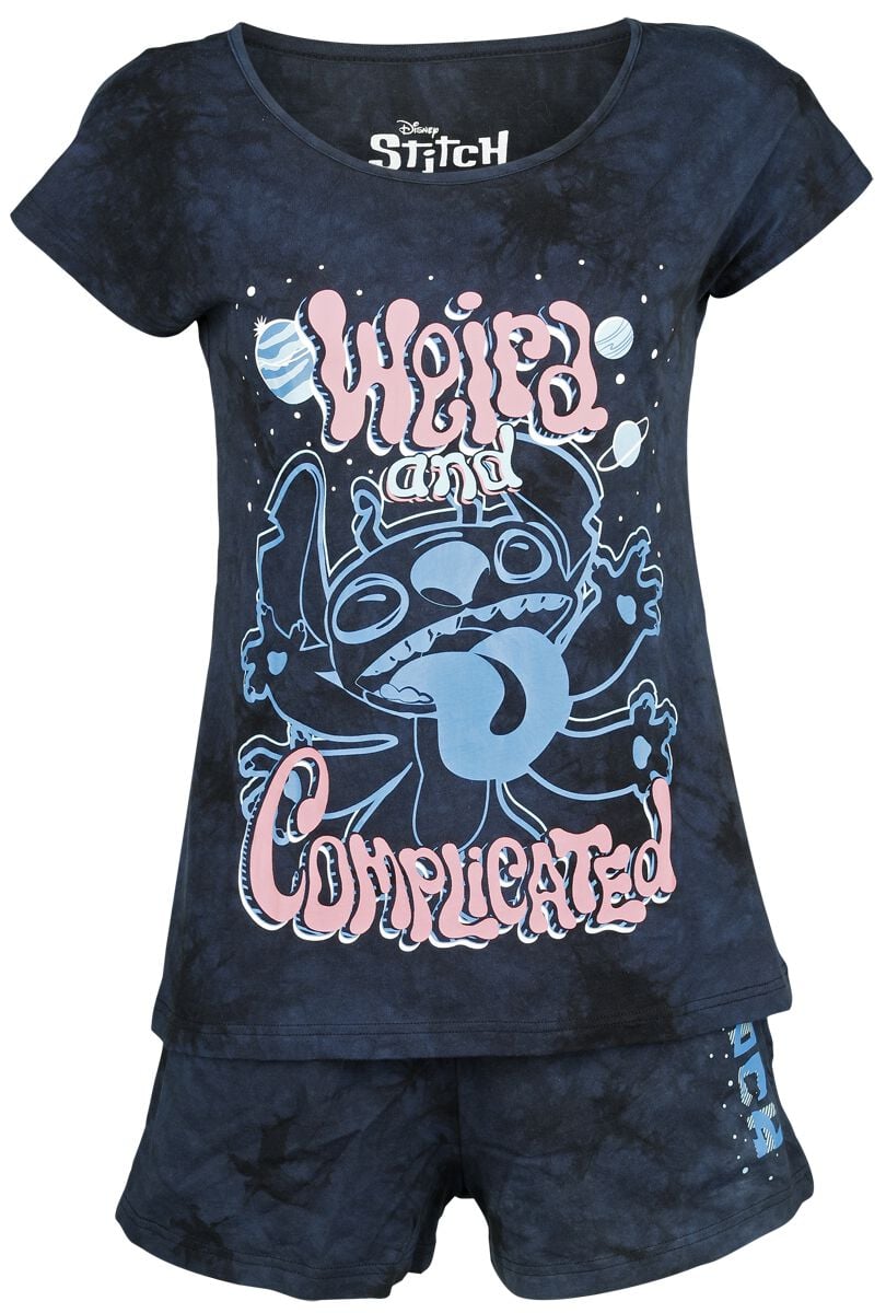 Lilo & Stitch - Disney Schlafanzug - Weird And Complicated - S bis XXL - für Damen - Größe XXL - multicolor  - EMP exklusives Merchandise! von Lilo & Stitch