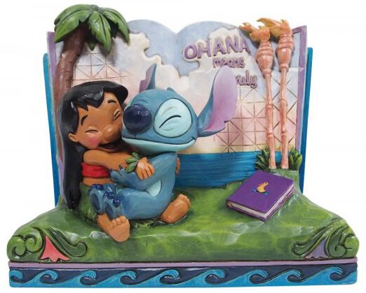 Lilo & Stitch - Disney Statue - Stich Story Book   - Lizenzierter Fanartikel von Lilo & Stitch