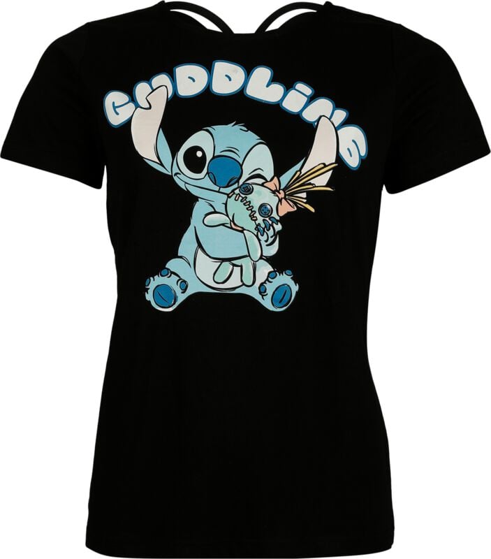 Lilo & Stitch - Disney T-Shirt - Cuddling - S bis XXL - für Damen - Größe M - schwarz  - EMP exklusives Merchandise! von Lilo & Stitch