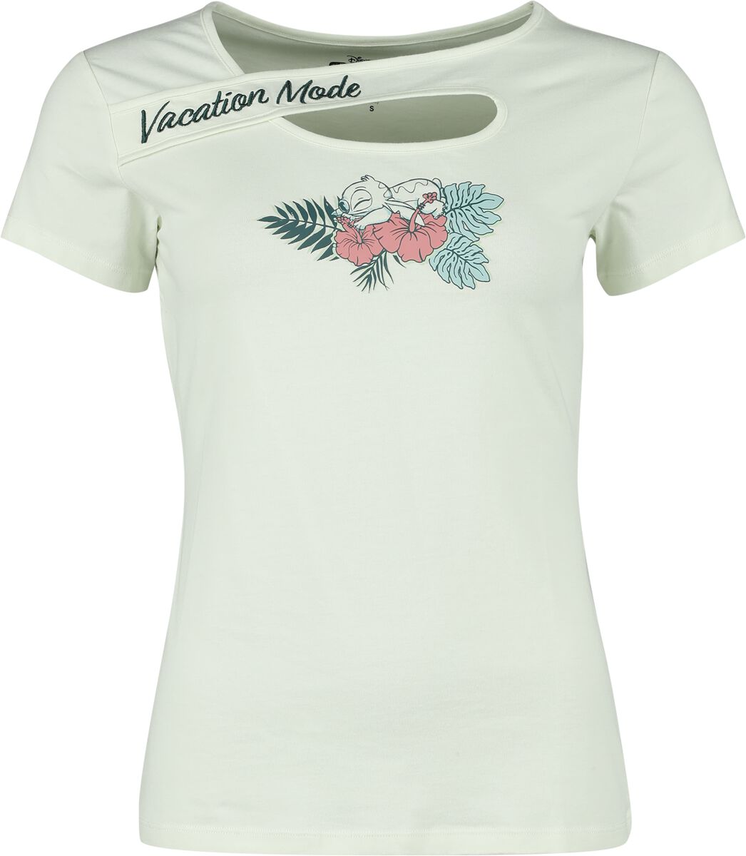 Lilo & Stitch - Disney T-Shirt - Stitch - Blumen - S bis XXL - für Damen - Größe M - hellgrün - EMP exklusives Merchandise! Lilo & Stitch - Disney T-Shirt - Stitch - Blumen - S bis XXL - für Damen - Größe M - hellgrün - EMP exklusives Merchandise! von Lilo & Stitch