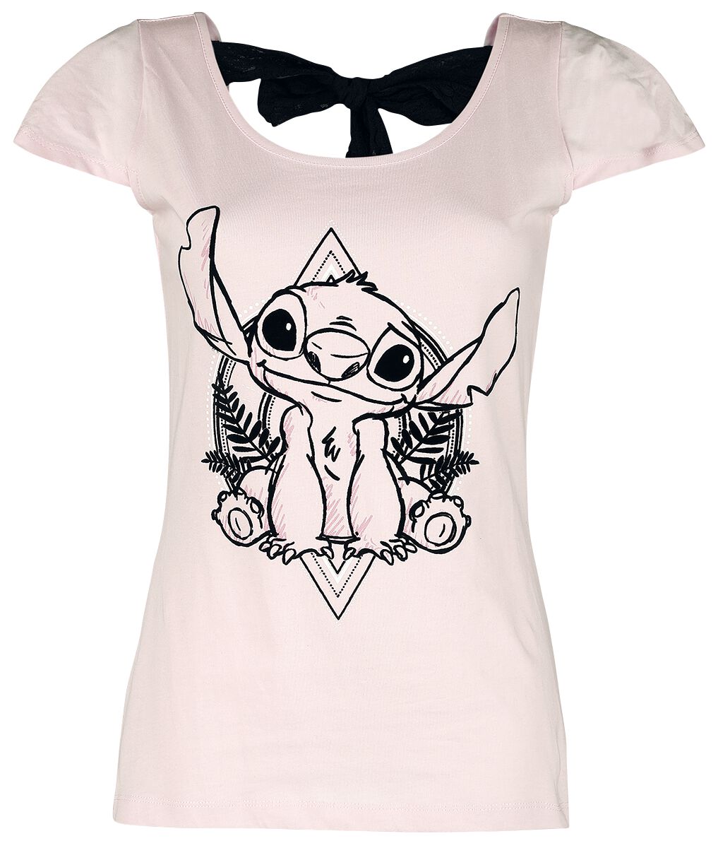 Lilo & Stitch - Disney T-Shirt - Stitch - S bis XXL - für Damen - Größe XL - rosa  - EMP exklusives Merchandise! von Lilo & Stitch