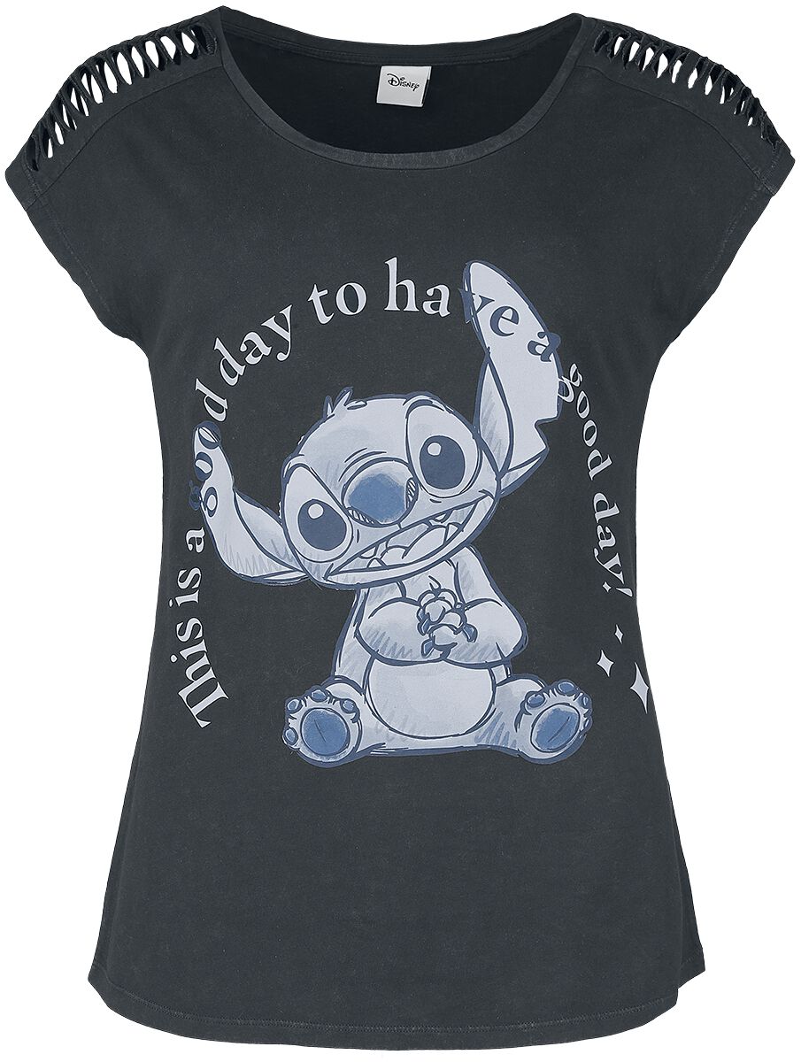 Lilo & Stitch - Disney T-Shirt - This Is A Good Day - S bis 3XL - für Damen - Größe S - schwarz  - EMP exklusives Merchandise! von Lilo & Stitch