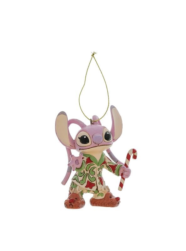 Lilo & Stitch - Disney Weihnachtskugeln - Angel in Christmas Pyjama Weihnachtsbaumanhänger - multicolor  - Lizenzierter Fanartikel von Lilo & Stitch