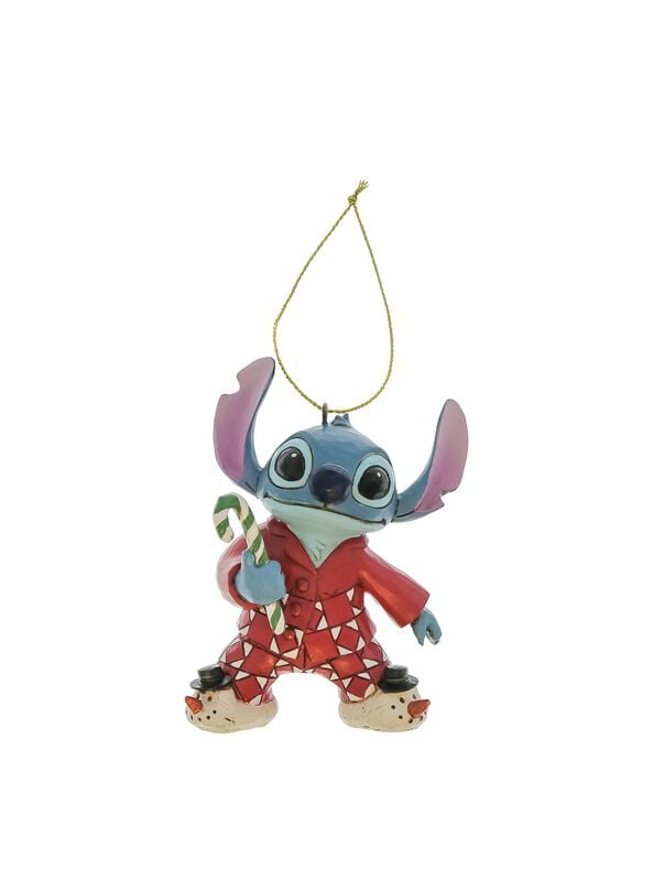 Lilo & Stitch - Disney Weihnachtskugeln - Stitch in Christmas Pyjama Weihnachtsbaumanhänger - multicolor  - Lizenzierter Fanartikel von Lilo & Stitch