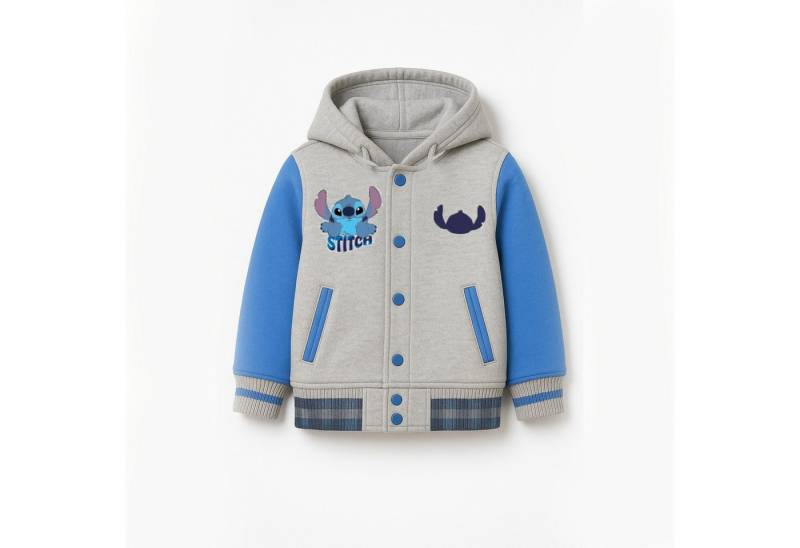 Lilo & Stitch Kapuzensweatjacke Kinder Sweatjacke mit Kapuze – bequeme Jacke mit Knöpfen von Lilo & Stitch