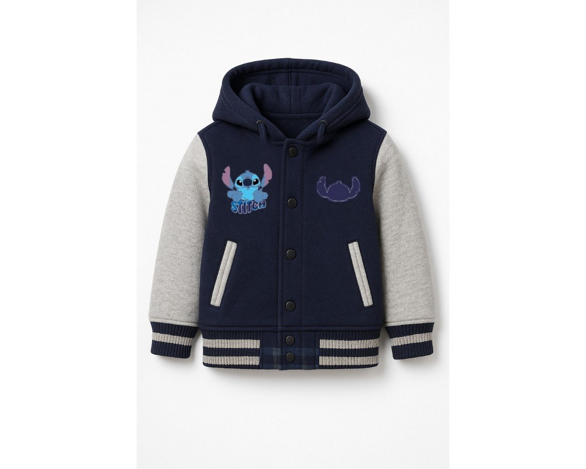 Lilo & Stitch Kapuzensweatjacke Kinder Sweatjacke mit Kapuze – bequeme Jacke mit Knöpfen von Lilo & Stitch